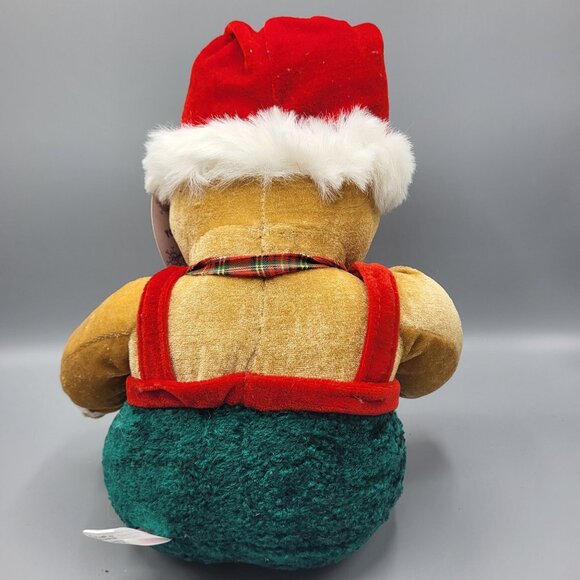 Kostume Kids Sugar Loaf Christmas Gingerbread Doll Santa Hat Overalls 15 inch - Picture 12 of 16